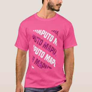 Camiseta Camouflagem Rosa Maputo com Padrão
