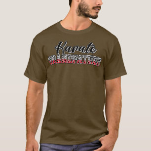 Camiseta Camousa do Dia do Dia de os pais do Avô Karate 