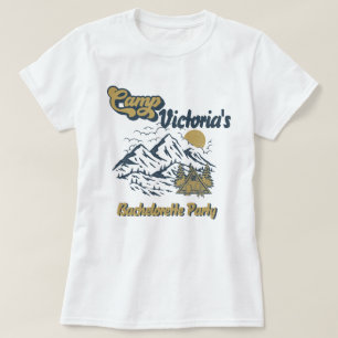 Camiseta Camp Bachelorette Girls Weekend Party