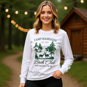Camiseta Camp Bachelorette Mountain Deer Última Trilha Acam