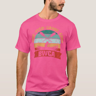 Camiseta Camp Bwca Kayaking de Canoagem de Peixes Hike