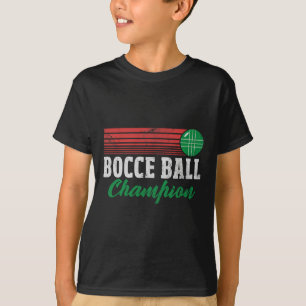Camiseta Câmp Campeão de Bocce Italian Bocci Jogador Distr