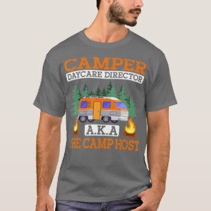 Camiseta Camp do diretor de cuidados de dia da Motorhome Ca