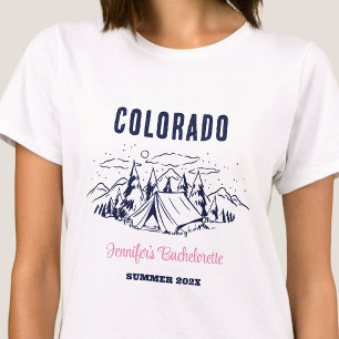 Camiseta Camp Festa de solteira Girls Trip Family Acampamen