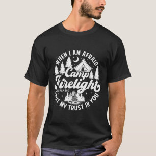 Camiseta Camp Firelight Férias Bíblia Escola Soma Cristã