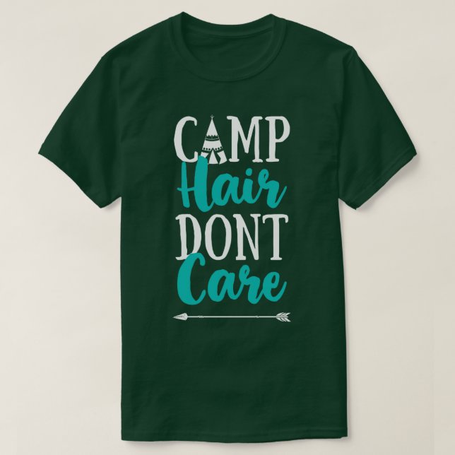 Camiseta Camp Hair Dont Care (Frente do Design)