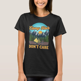 Camiseta Camp Hair Não Se Importa Com O Ataque Ao Exterior