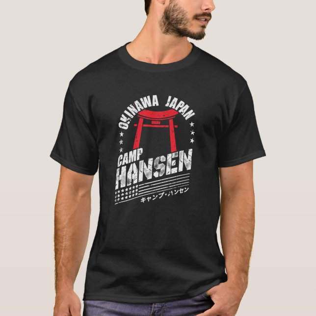 Camiseta Camp Hansen Okinawa Japão (Frente)