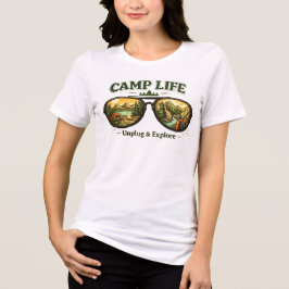 Camiseta Camp Life Feels Right – Women’s Casual Tee USA