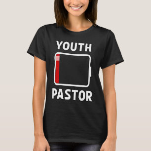 Camiseta Camp Minis da Igreja de Energia com Bateria Baixa