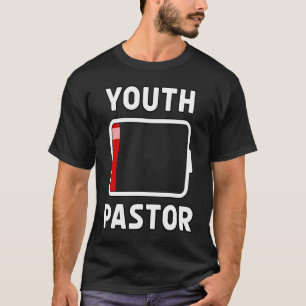 Camiseta Camp Minis da Igreja de Energia com Bateria Baixa 