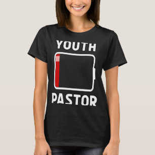 Camiseta Camp Minis da Igreja de Energia com Bateria Baixa 