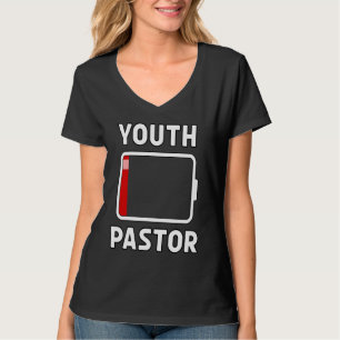 Camiseta Camp Minis da Igreja de Energia com Bateria Baixa