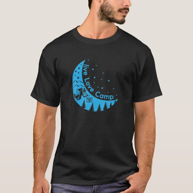 Camiseta Camp Moon Shape Camp Funcionarios Camp Camp Camp L (Frente)