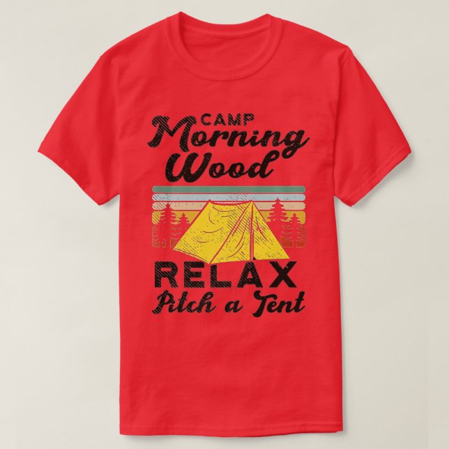 Camiseta Camp Morning Wood Design Camper, Morning Wood Prem (Frente do Design)
