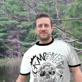 Camiseta Camp ou Morra Tentando Camisa-T