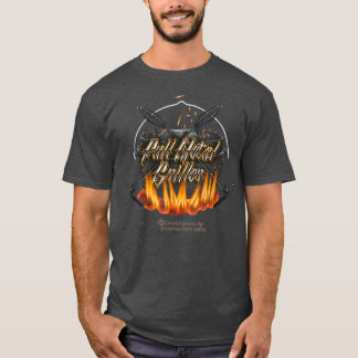 Camiseta Camp Oven Design Metal Griller - Forno Holandês