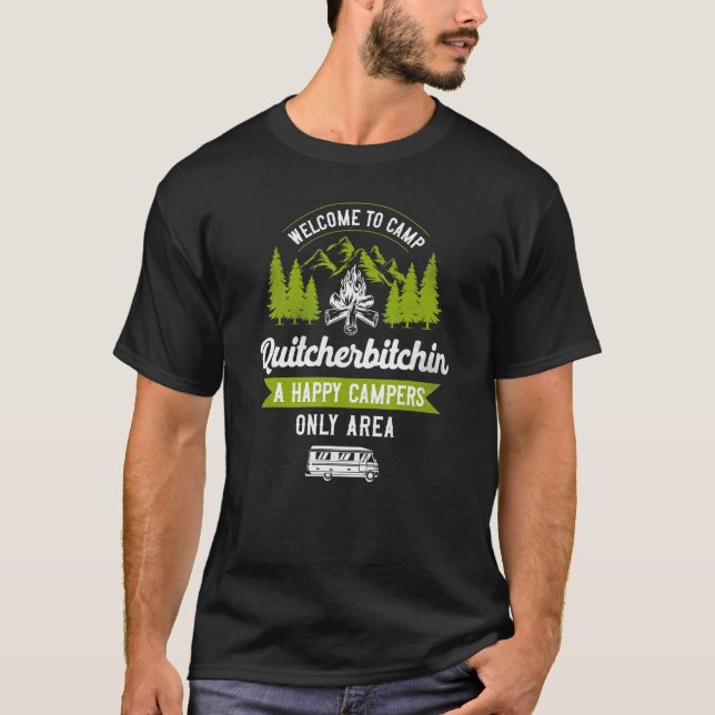 Camiseta Camp Quitcherbitchin Motorhome (Frente)