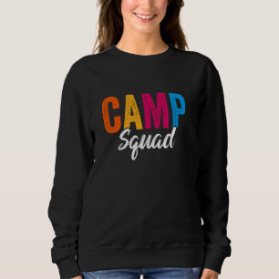 Camiseta Camp Squad Family Camping Para Mulheres Homens Que
