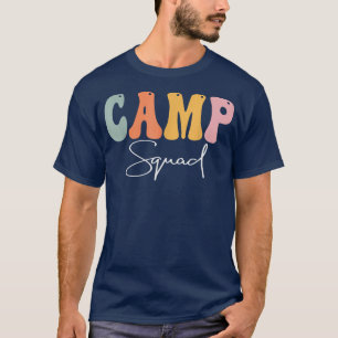 Camiseta Camp Squad Retro Groovage Feliz Primeiro Dia De