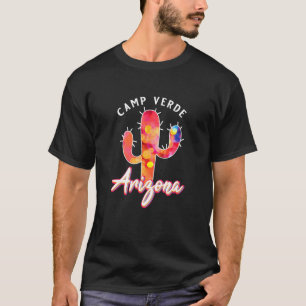 Camiseta Camp Verde Arizona Dos Eua Desert Cactus Vacation 