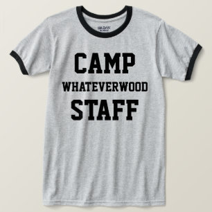 Camiseta Camp Whateverwood Funcionarios Cinza