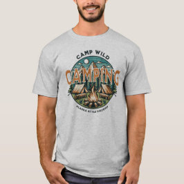 Camiseta Camp Wild, Estilo do Alasca