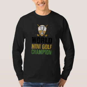 Camiseta Campa Mini Golfe Mundial Golfe Jogador de Golfe Go