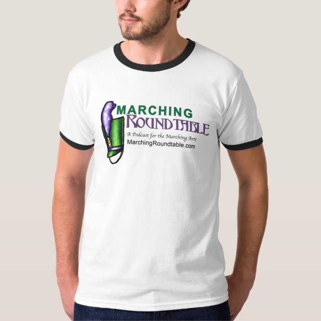 Camiseta Campainha de marcha T da mesa redonda (Frente)