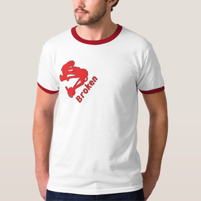 Camiseta Campainha quebrada de Singlespeed (Frente)