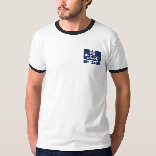Camiseta Campainha-T de HMP Larkhall (Frente)
