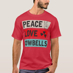 Camiseta Campainhas de paz e amor country música sertaneja