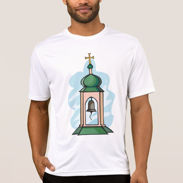 Camiseta Campanário da Igreja Ortodoxa Rústica (Frente)