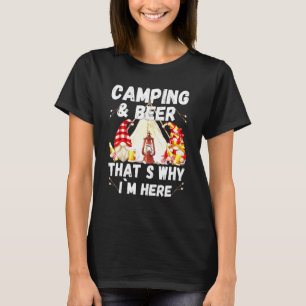 Camiseta Campanha Cerveja Por Isso Estou Aqui Com Gnomos Be