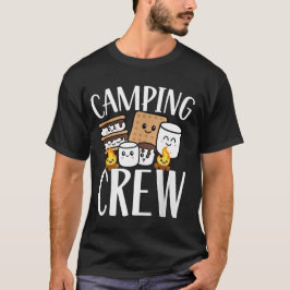 Camiseta Campanha da tripulação Cute S’mores Marshmallow Ca