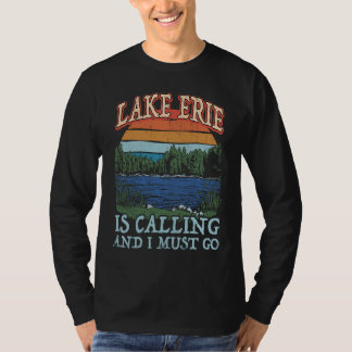 Camiseta Campanha De Barco De Pesca Retro Lago De Férias E