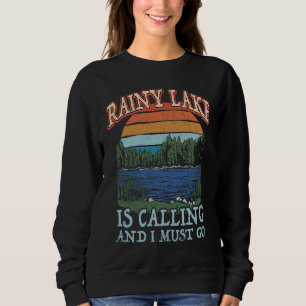 Camiseta Campanha de Barco de pesca Retro Lake Vacy Rainy