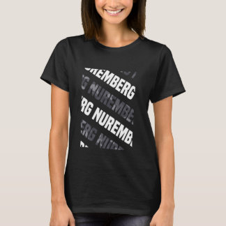 Camiseta Campanha de Cinza de padrão Nuremberg Camo