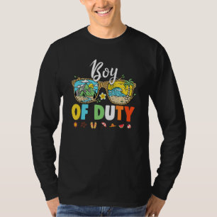 Camiseta Campanha de férias de verão para os óculos de sol