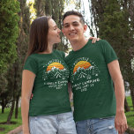 Camiseta Campanha de Férias Familiares Personalizadas<br><div class="desc">Bom humor? Basta adicionar fogueira, "mores", e o resto da família com uma roupa correspondente. Design de tema de acampamento bonito que você pode personalizar para sua próxima aventura familiar com um espaço reservado para o site e o ano. Perfeito para fotos familiares enquanto você está lá fora explorando a...</div>