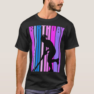 Camiseta Campanha de Hóquei no Campo de Aniversário das Mul