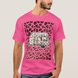 Camiseta Campanha de Impressão Leopardo Van Outdoor Nature