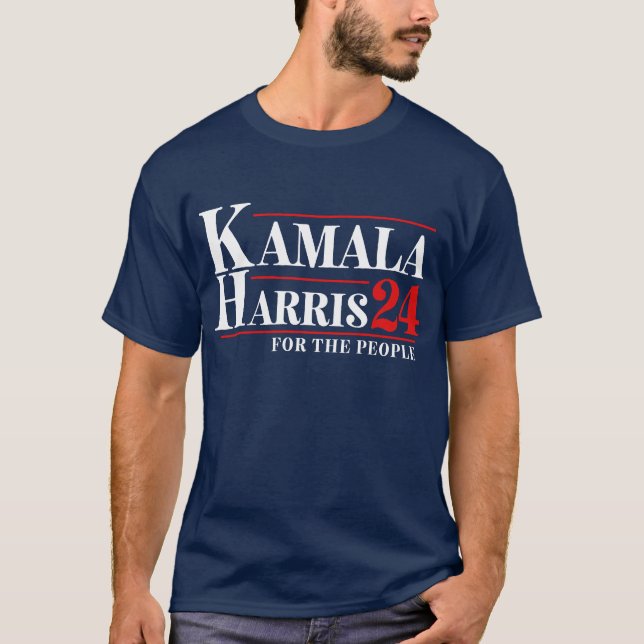 Camiseta Campanha de Kamala Harris 2024 (Frente)