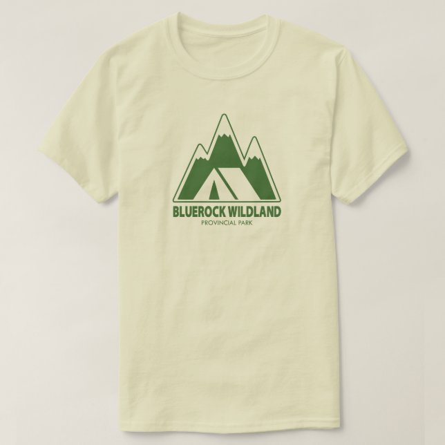 Camiseta Campanha de Montanha do Parque Provincial de Bluer (Frente do Design)