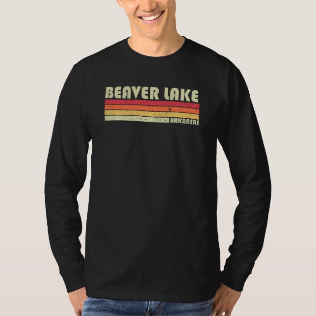 Camiseta Campanha de Pesca Funny no Lago Beaver Arkansas (Frente)