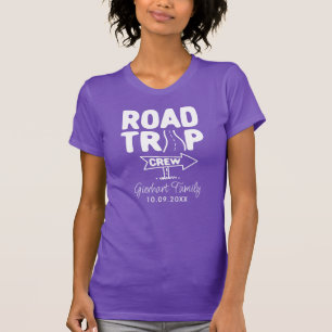 Camiseta Campanha de Tripulação da Família RV