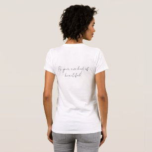 Camiseta Campanha de verão, flores silvestres