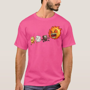 Camiseta Campanha Engraçado Smores Campfire Biscuit Mães de