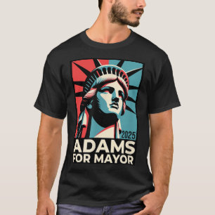 Camiseta Campanha Eric Adams Para Prefeito De Nyc 2025 Pro