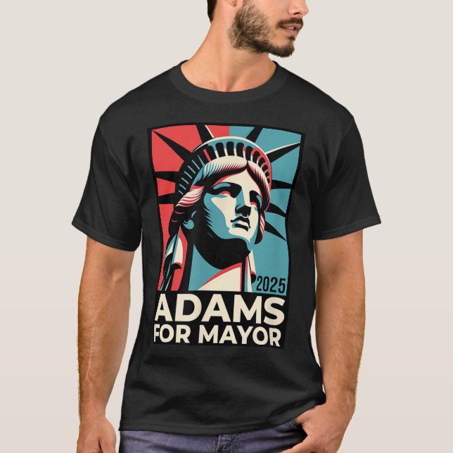 Camiseta Campanha Eric Adams Para Prefeito De Nyc 2025 Pro  (Frente)